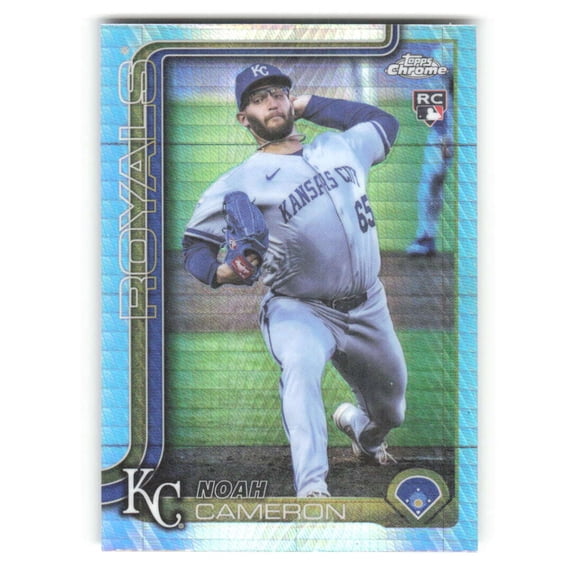 2025 Topps Chrome Update Prism Refractor #USC69 Noah Cameron RC Rookie Kansas City Royals MLB Baseball Trading Card