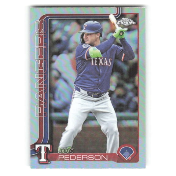 2025 Topps Chrome Update Refractor #USC46 Joc Pederson Texas Rangers MLB Baseball Trading Card