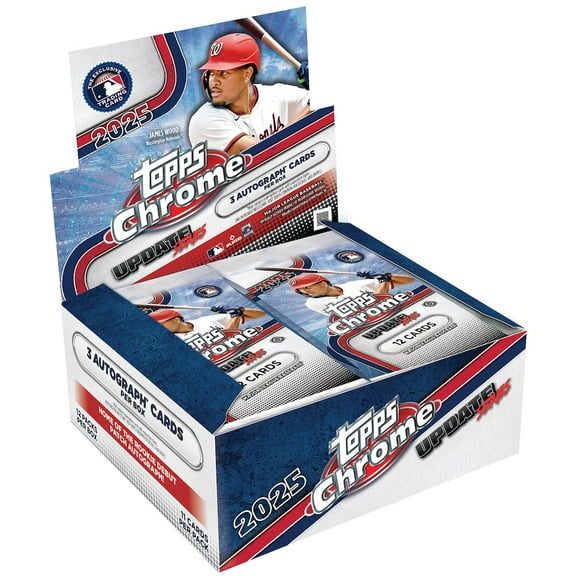 2025 Topps Chrome Update Series Baseball Hobby Jumbo Box