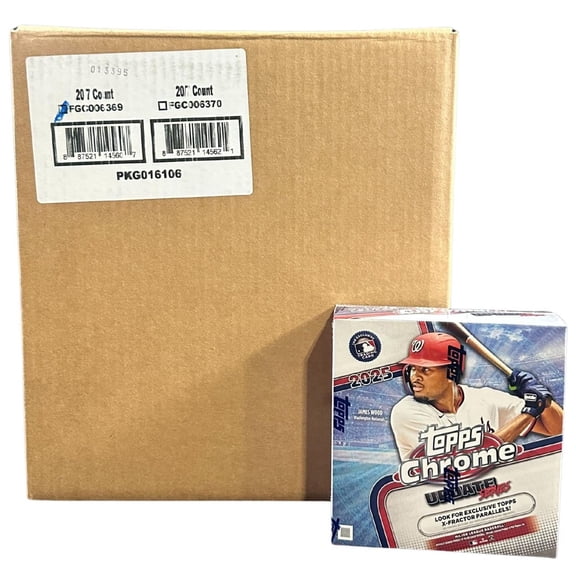 2025 Topps Chrome Update Series Baseball Mega Box CASE (20)