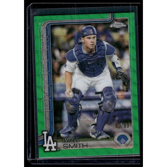 2025 Topps Chrome Update Series Will Smith #USC196 Green Geometric Refractor /99