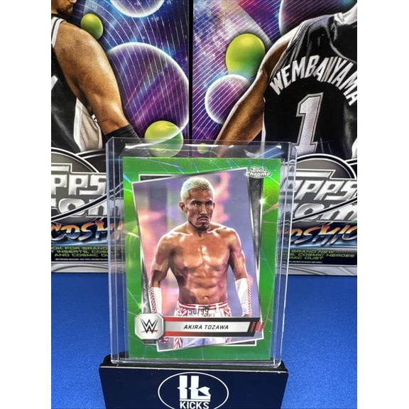 2025 Topps Chrome WWE Akira Tozawa #71 Chrome Parallel/Variety Base Set