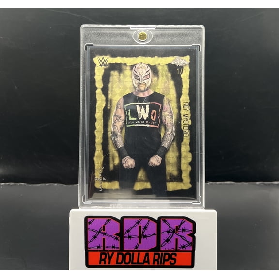 2025 Topps Chrome WWE Cactus Jack Festival Fury Rey Mysterio #FF-3 Superfractor /1