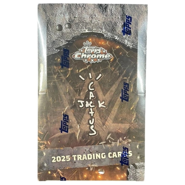 2025 Topps Chrome WWE x Cactus Jack Hobby Box - Walmart.com