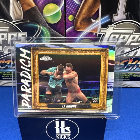 2025 Topps Chrome WWE LA Knight #PAR-LAK [Base] Parallel/Variety Insert