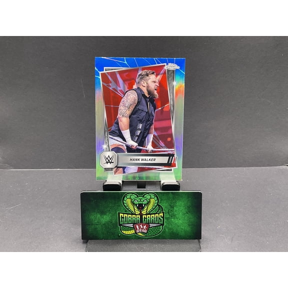 2025 Topps Chrome WWE NXT Hank Walker #65 Red Blue Refractor