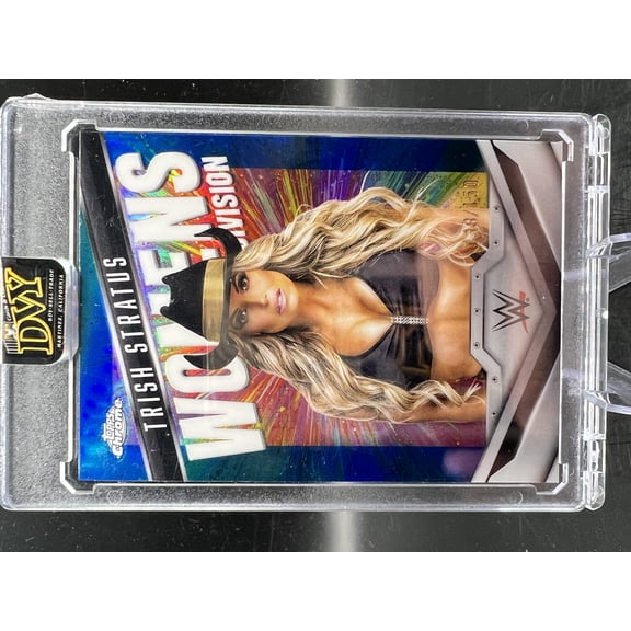 2025 Topps Chrome WWE Trish Stratus Blue Refractor SP 38/150