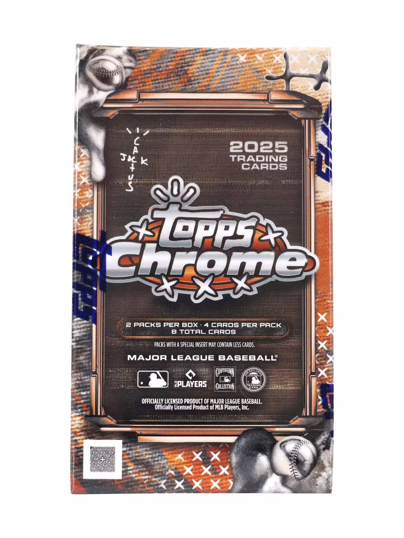 2025 Topps Chrome X Cactus Jack Fanatics Fest NYC Exclusive Baseball Box