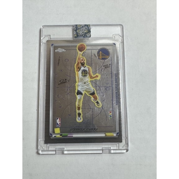 2025 Topps Chrome X's & Whoa's Stephen Curry #XW-5 Short Print Nicely Centered Mint Parallel/Variety Base Set Insert