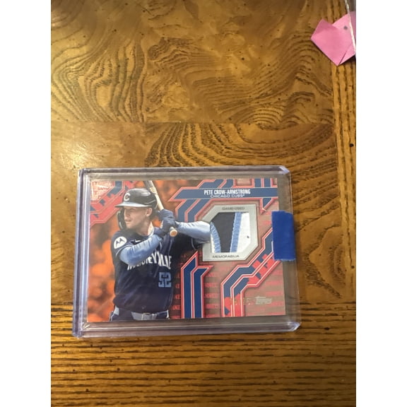 2025 Topps City Connect Pete Crow-Armstrong Chicago Cubs #CC2-PC /25 Relic Baseball Card