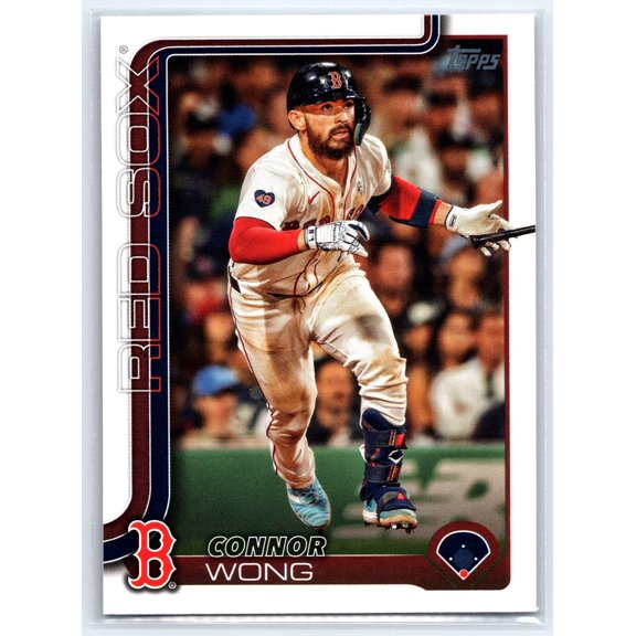 2025 Topps Connor Wong Boston Red Sox #10 Baseball Card