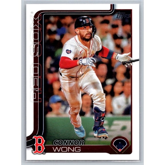 2025 Topps #10 Connor Wong Boston Red Sox Baseball Card Near Mint