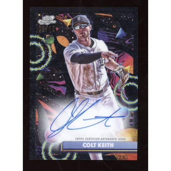 2025 Topps Cosmic Chrome Colt Keith #CCA-CK Black Eclipse Autograph /10