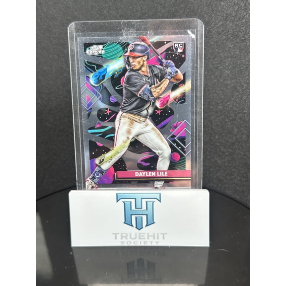 2025 Topps Cosmic Chrome Daylen Lile Washington Nationals #83 Baseball Trading Card