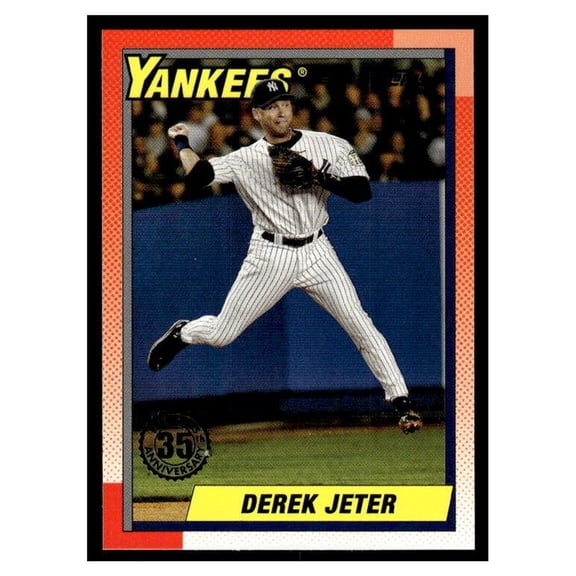 2025 Topps 1990 Topps Baseball 35th Anniversary Derek Jeter T90-87 Yankees Card