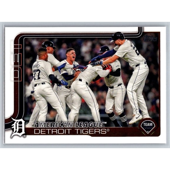 2025 Topps Detroit Tigers #34 Baseball Card Near Mint Or Better