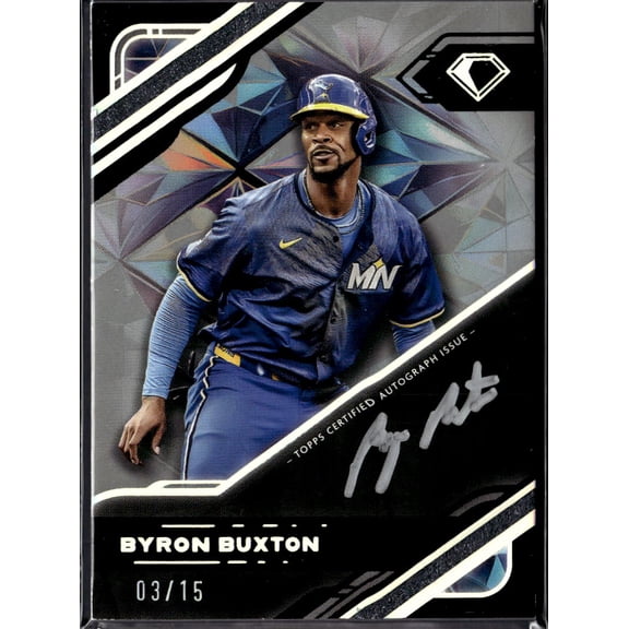 2025 Topps Diamond Icons Byron Buxton #BPA-BBU Black Polychromatink /15