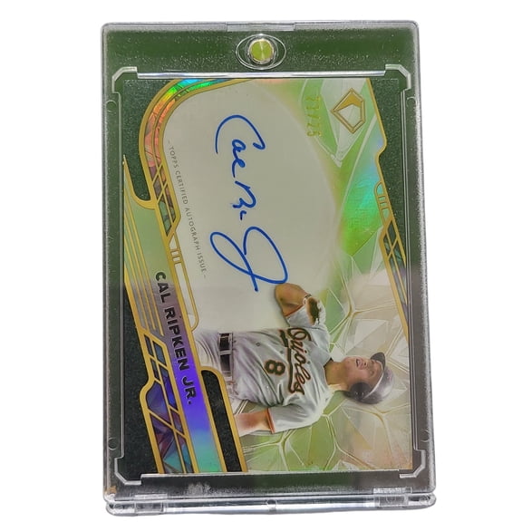2025 Topps Diamond Icons Cal Ripken Jr. #ACC-CRJ /25 Icons Chrome Autograph Card Baltimore Orioles MLB Autographed Baseball Trading Card