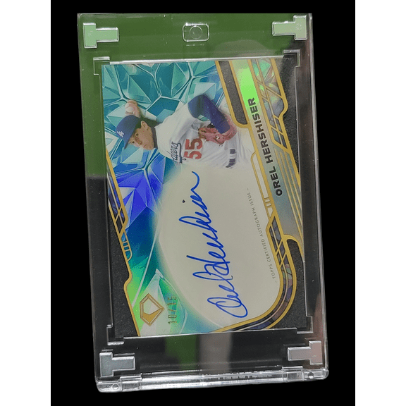 2025 Topps Diamond Icons Chrome Autograph Orel Hershiser #ACC-OH Gold /15 Los Angeles Dodgers MLB Autographed Baseball Trading Card