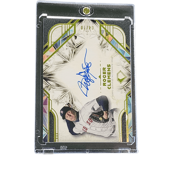 2025 Topps Diamond Icons Roger Clemens #DICA-RC Red Ink Autograph /10 Boston Red Sox MLB Autographed Baseball Trading Card
