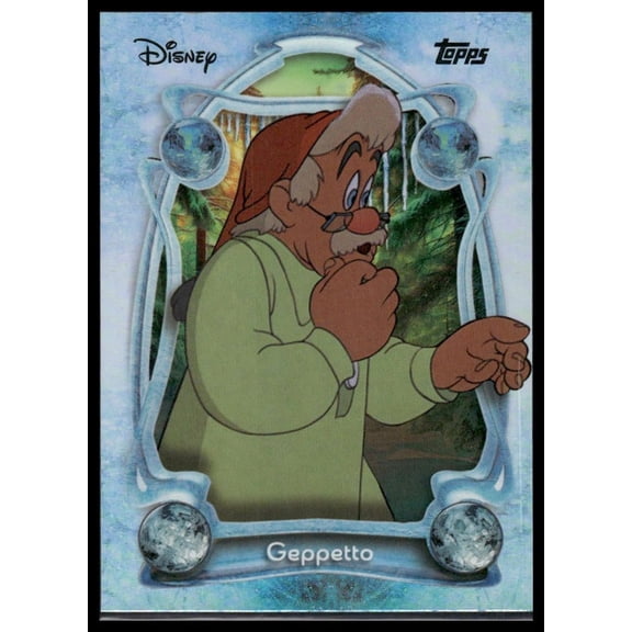 2025 Topps Disney 100 Pinocchio Geppetto #8 Card
