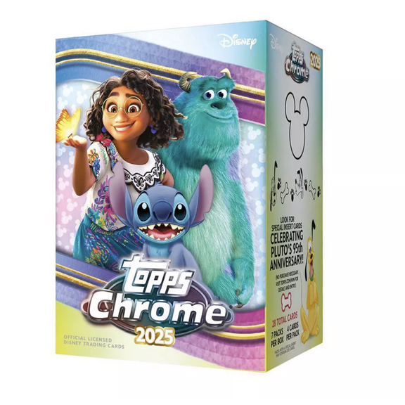 2025 Topps Disney Chrome Trading Card Value Box