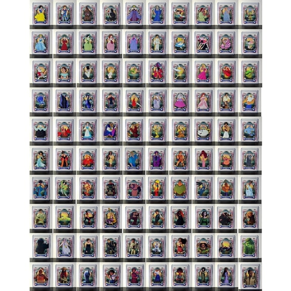 2025 Topps Disney Wonder 100 Card Tier 1 Complete Set in Toploaders