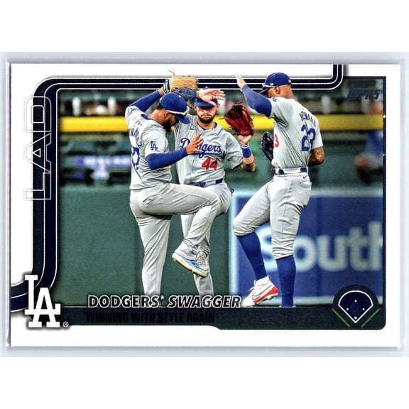 2025 Topps Dodgers Swagger: Winning With Style Again #255