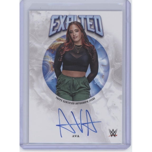 2025 Topps Exalted WWE Ava #EXA-AVA NXT WWE Autographed Wrestling Trading Card
