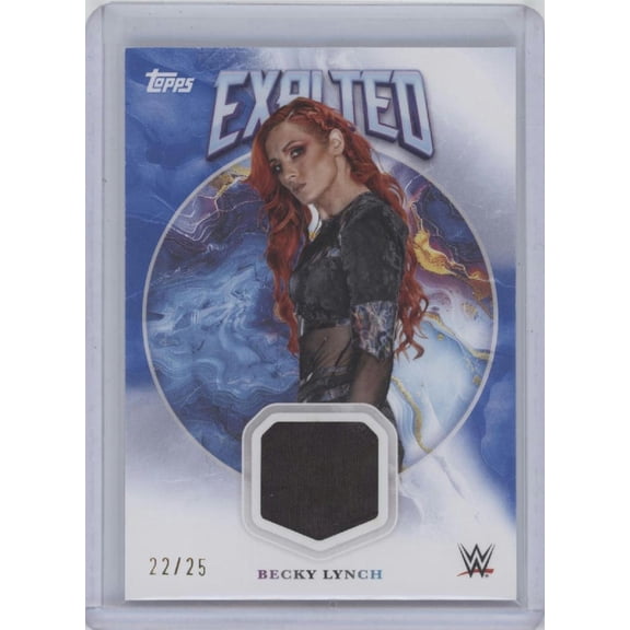 2025 Topps Exalted WWE Becky Lynch #ER-BLH /25 Relic Raw WWE Wrestling Trading Card