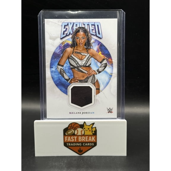 2025 Topps Exalted WWE Kelani Jordan NXT Exalted Relics Memorabilia #ER-KJN Wrestling Card