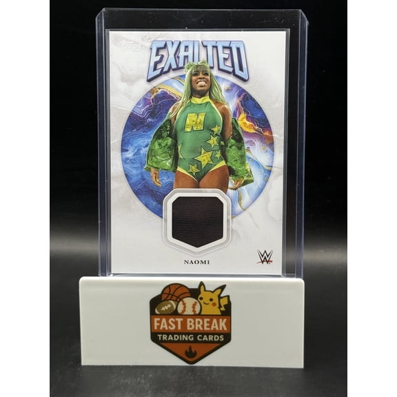 Near Mint 2025 Topps Exalted WWE Naomi ER-NAO Exalted Relic SmackDown Trading Card