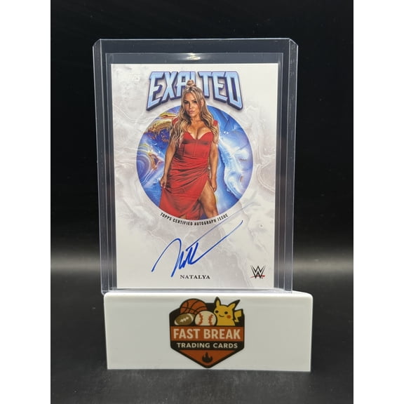 2025 Topps Exalted WWE Raw Natalya #EXT-NAT Autograph Card