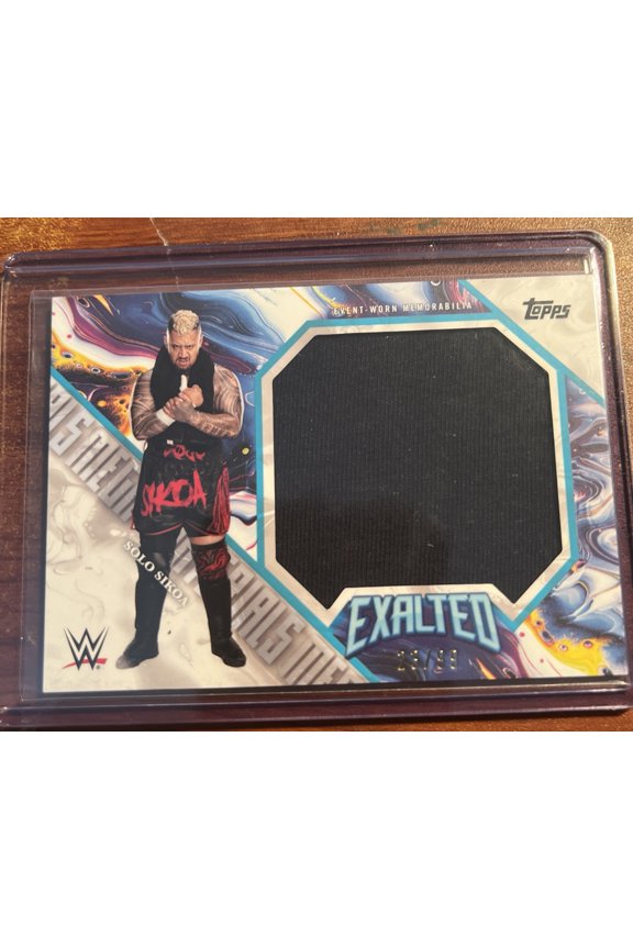 2025 Topps Exalted WWE Solo Sikoa Memorabilia #MM-SS