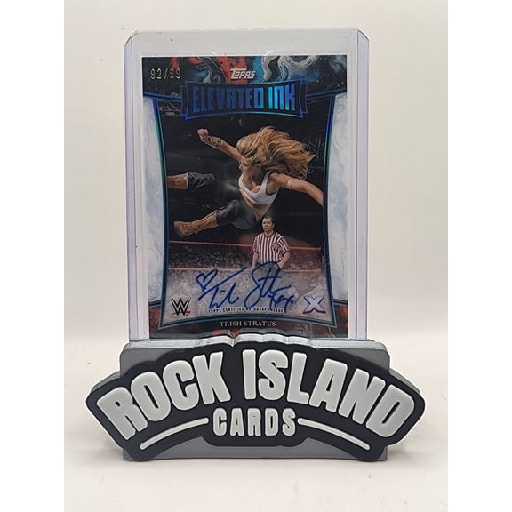 2025 Topps Exalted WWE Trish Stratus #EI-TS Elevated Ink /99 Autograph