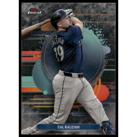 Near Mint 2025 Topps Finest Cal Raleigh #111 Seattle Mariners Baseball Card