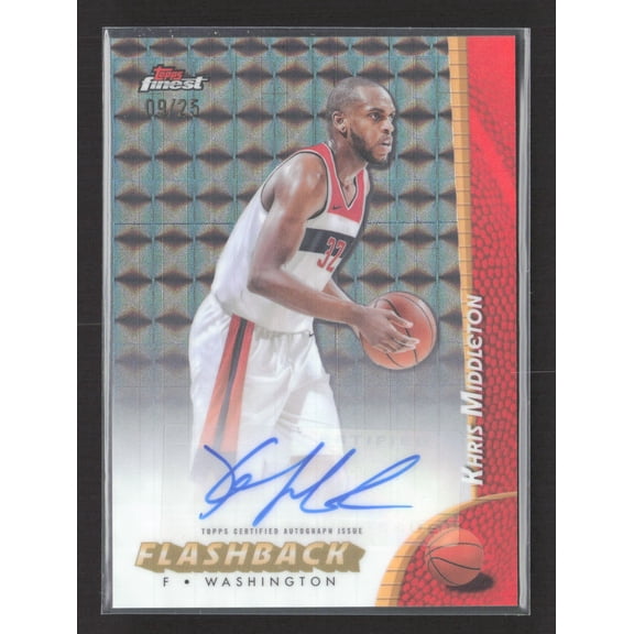 2025 Topps Finest Flashback Khris Middleton #FBA-KMD /25
