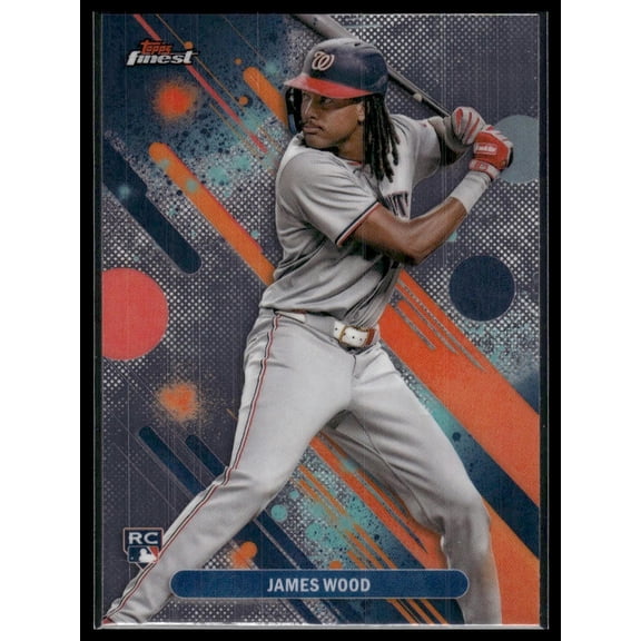 2025 Topps Finest James Wood #100 RC