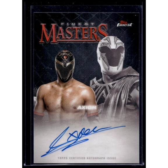2025 Topps Finest WWE Masters Axiom Auto NXT #FM-AXM Wrestling Trading Card