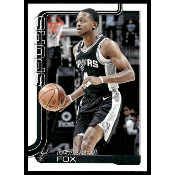 2025 Topps Flagship De'Aaron Fox San Antonio Spurs #196 Basketball Card