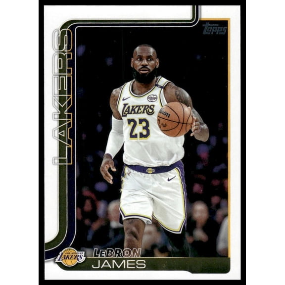 2025 Topps Flagship LeBron James #150 Los Angeles Lakers Basketball Card