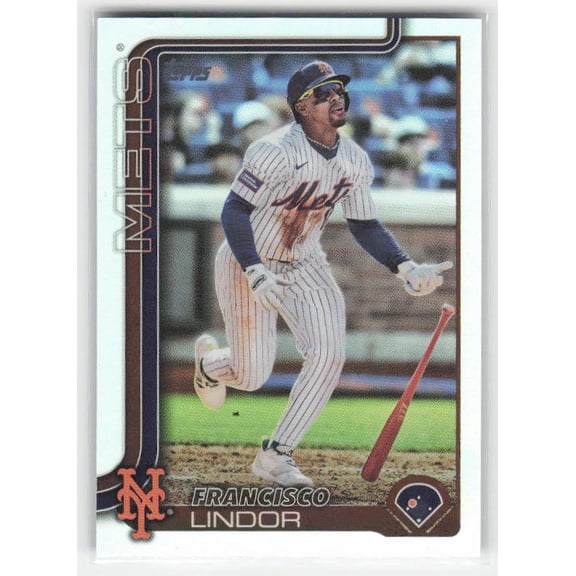 2025 Topps Rainbow Foil #350 Francisco Lindor New York Mets Baseball Card