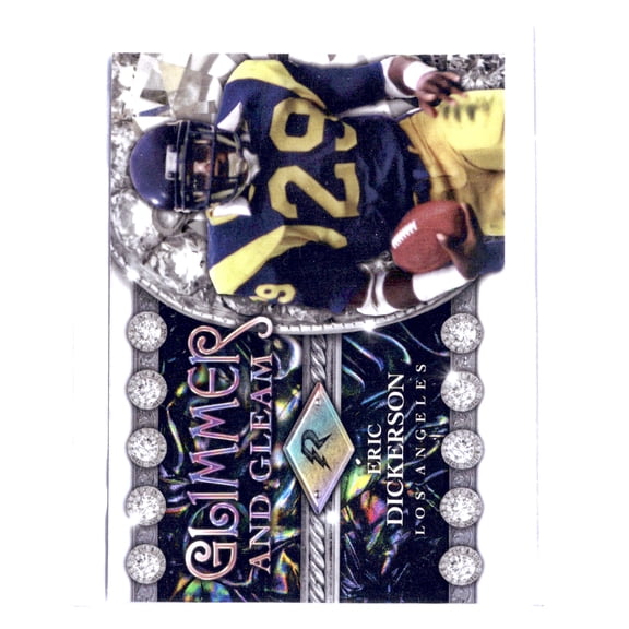 2025 Topps Glimmers & Gleam Eric Dickerson GG-13 Los Angeles Rams NFL Football Trading Card