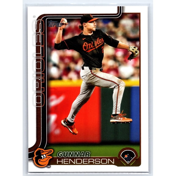 2025 Topps #65 Gunnar Henderson Baltimore Orioles Baseball Card