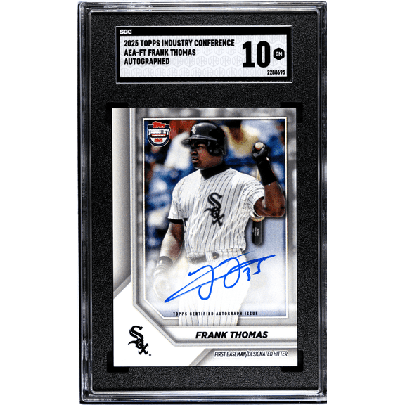 2025 Topps Industry Conference Frank Thomas #AEA-FT Autograph SGC 10