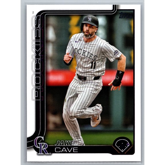2025 Topps Jake Cave Colorado Rockies #256 Baseball Card