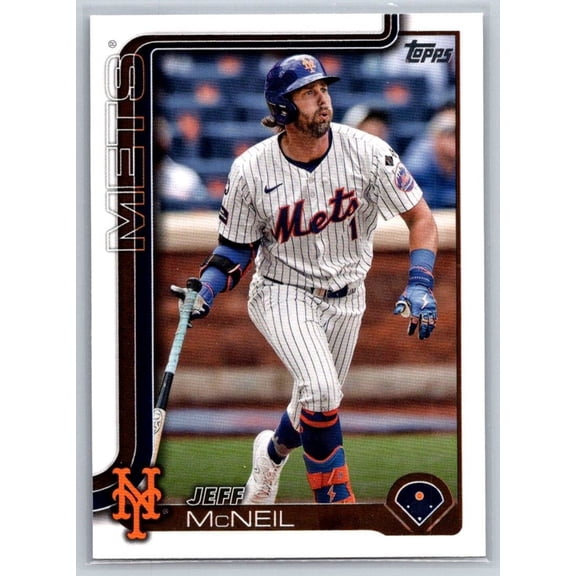 2025 Topps #149 Jeff McNeil New York Mets Baseball Card Near Mint