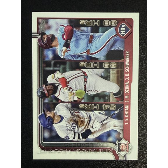 2025 Topps MLB Baseball Card #144 Shohei Ohtani Marcell Ozuna Kyle Schwarber