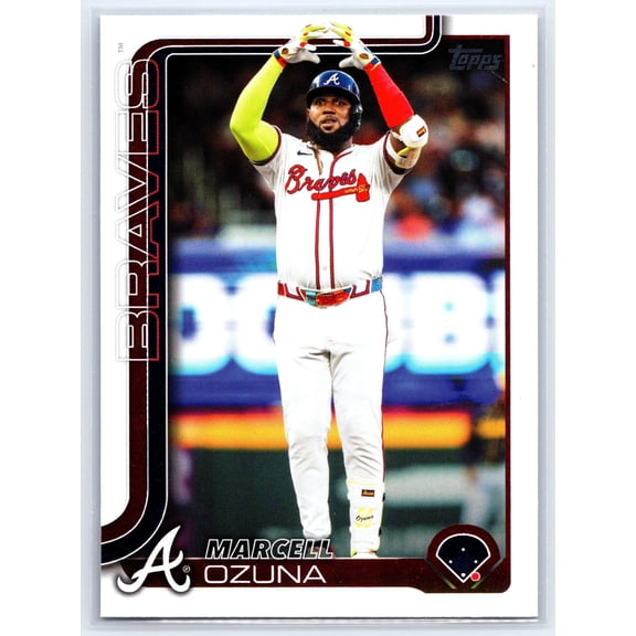2025 Topps Marcell Ozuna Atlanta Braves #160 Baseball Card