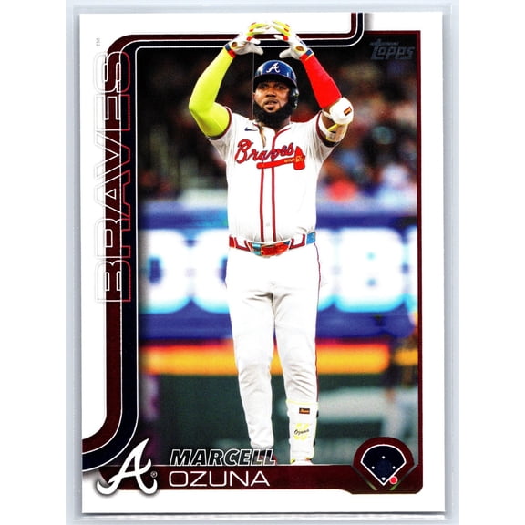 2025 Topps Marcell Ozuna Atlanta Braves #160 Baseball Card